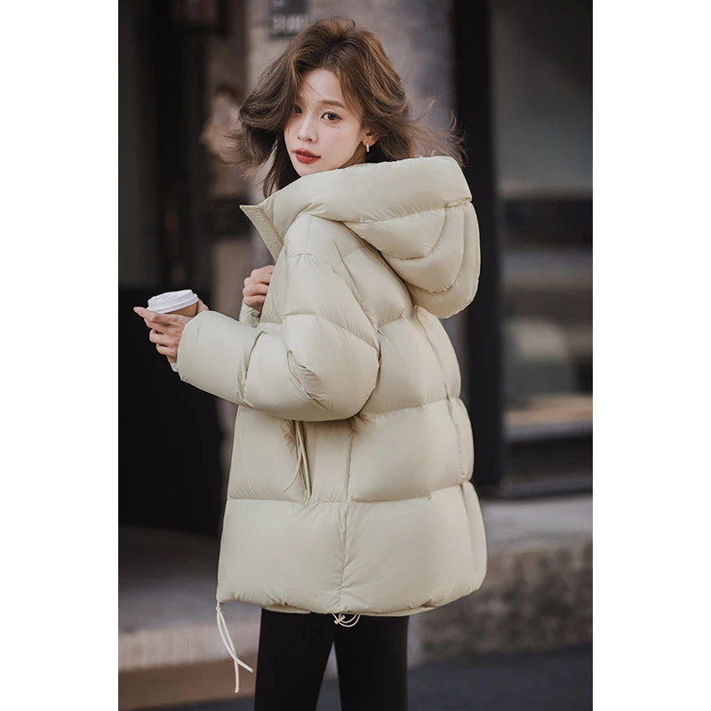 小谷粒 雪球羽绒服90白鸭绒+云朵泡芙触感 高充绒量 连帽