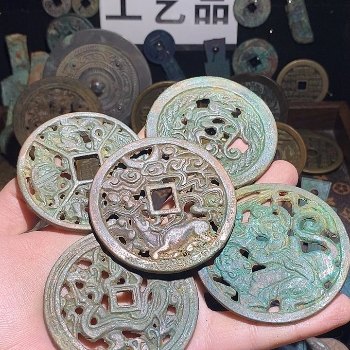 通***馆铜现代花钱工艺品工艺品