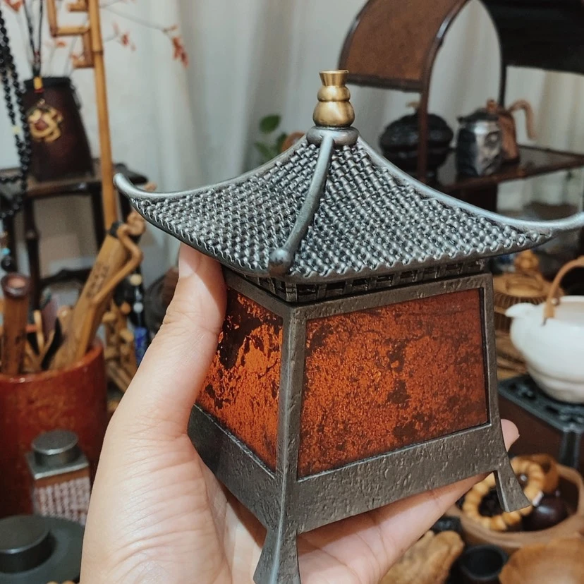 【闪购商品】陶瓷岩石宫灯香炉