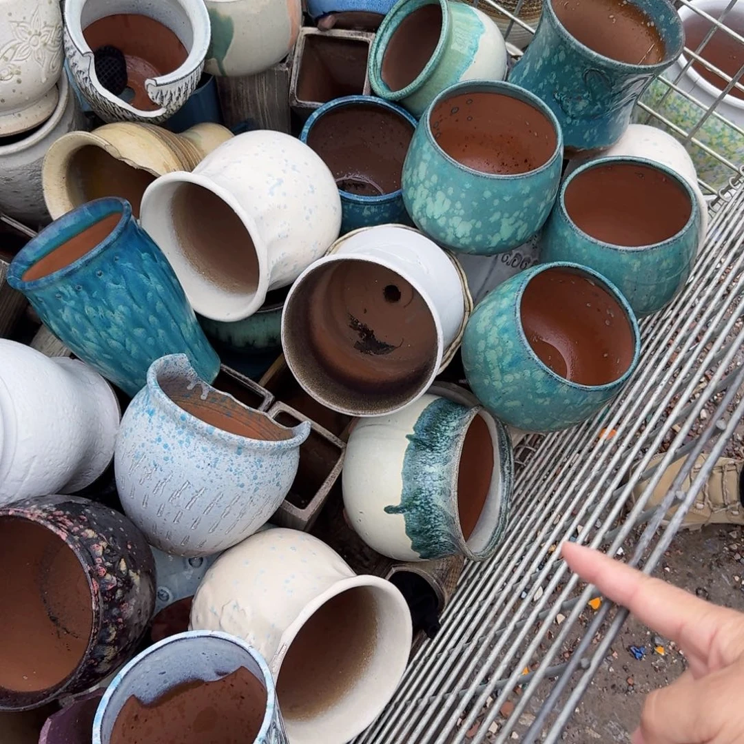 紫砂公道杯瑕疵颜色款式随机两个