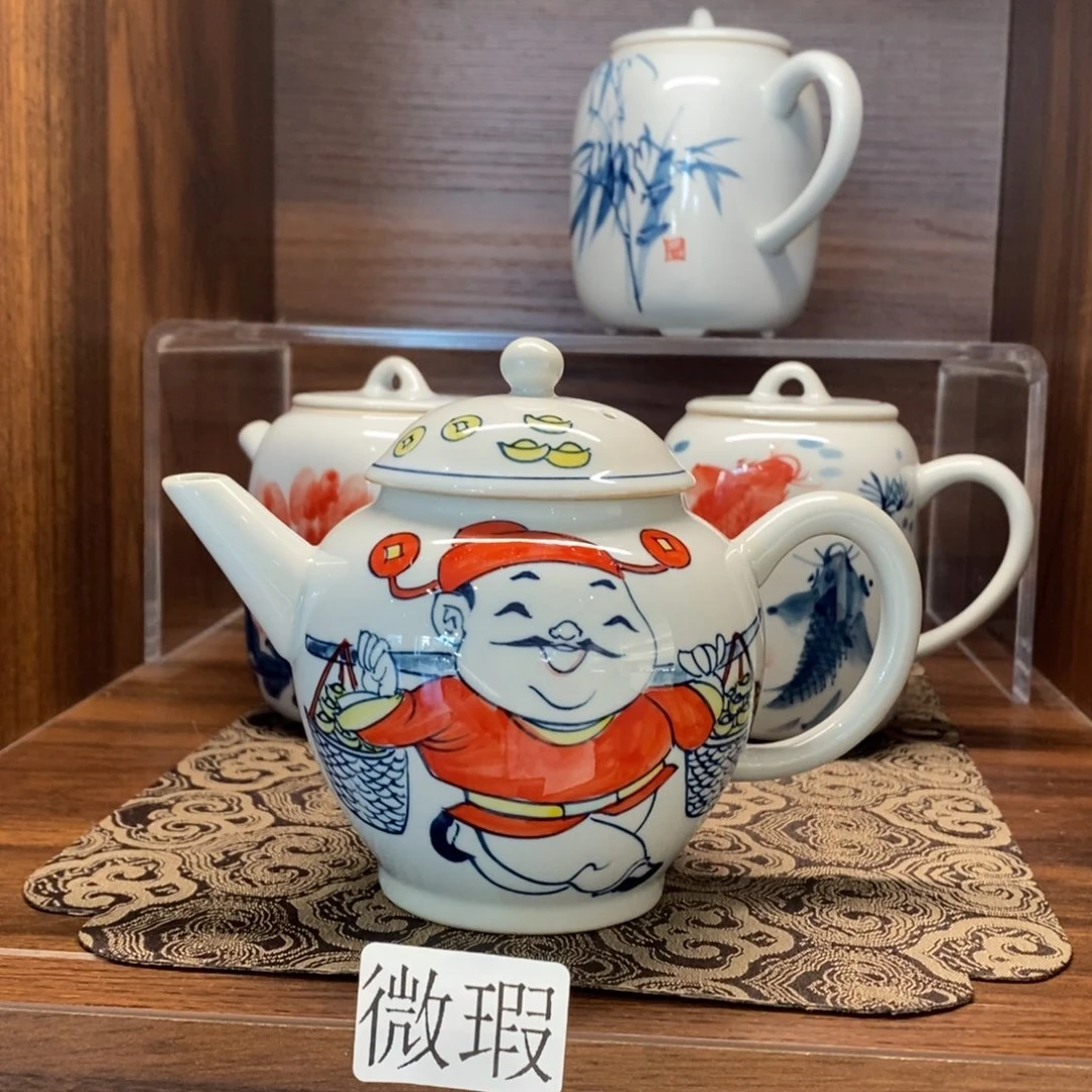 釉下彩手工绘制手工绘制