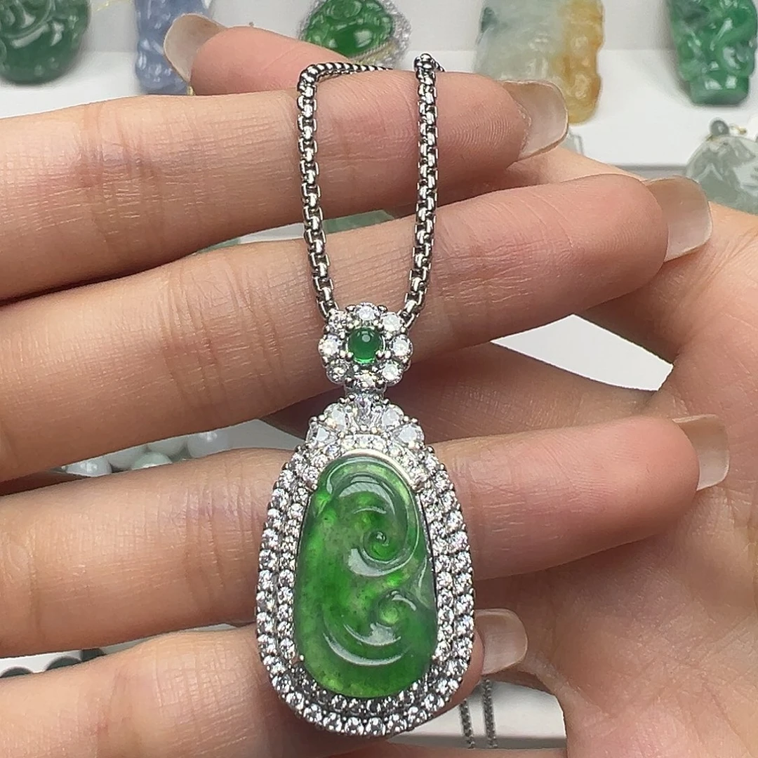 翡翠未镶嵌颈饰翡翠自选