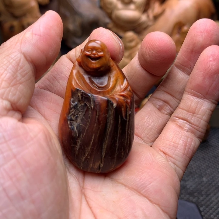 柏木（崖柏）崖柏陈化料手把件