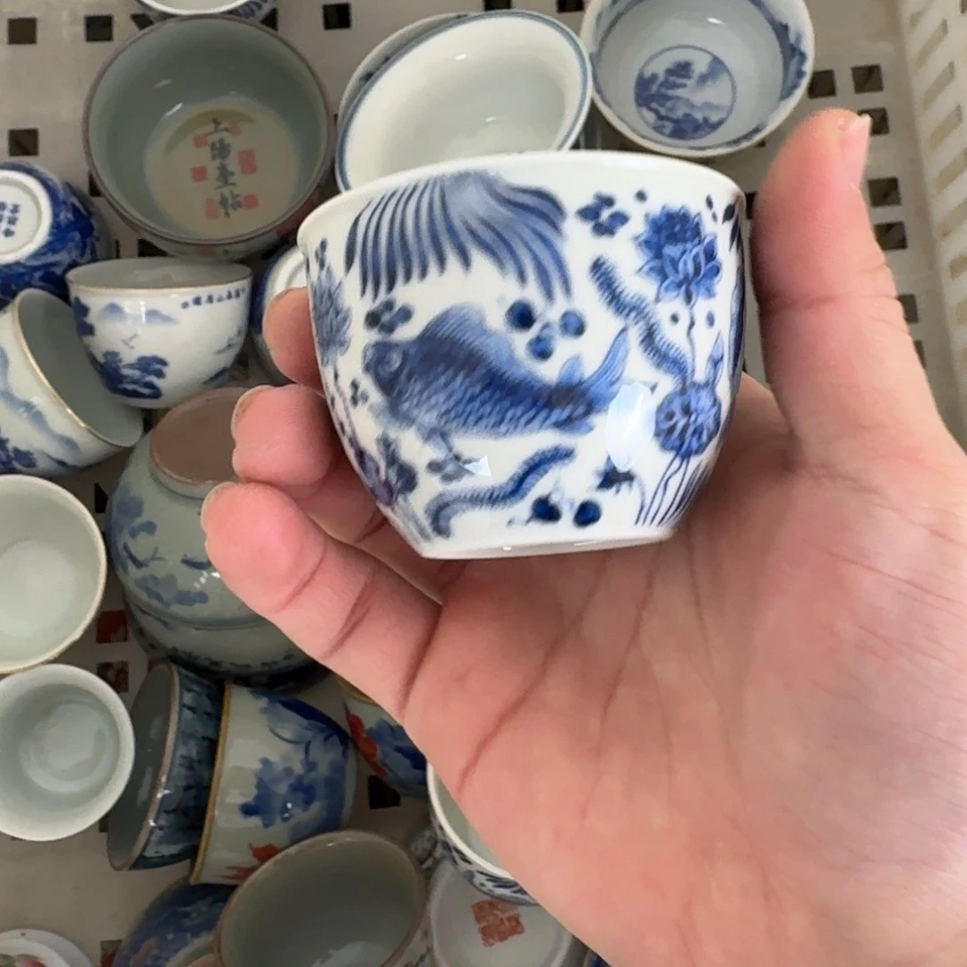 鱼藻纹客杯的的的