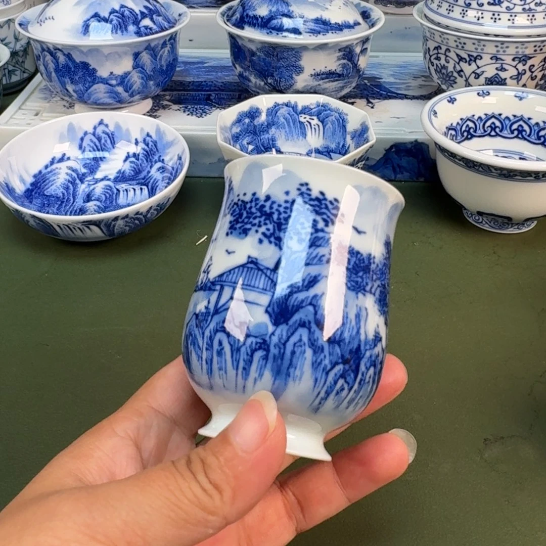 景德镇纯手绘茶具圆圆280