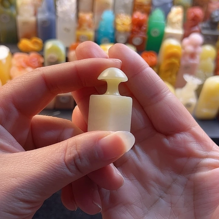 老挝石印石手工定制1.6厘米，蘑菇，包刻字