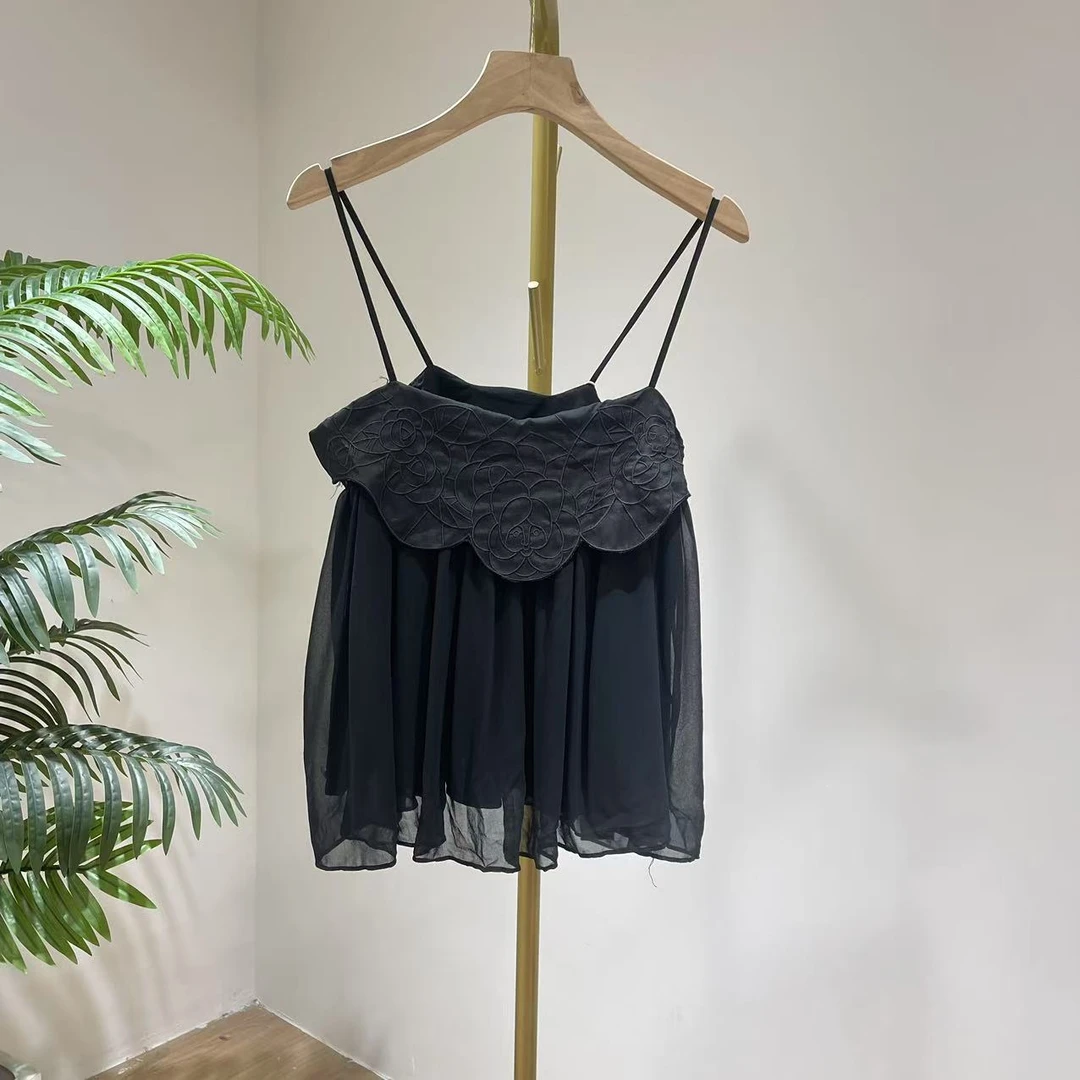AB856古着 复古孤品韩港风吊带女装外穿内搭性感上衣背心女