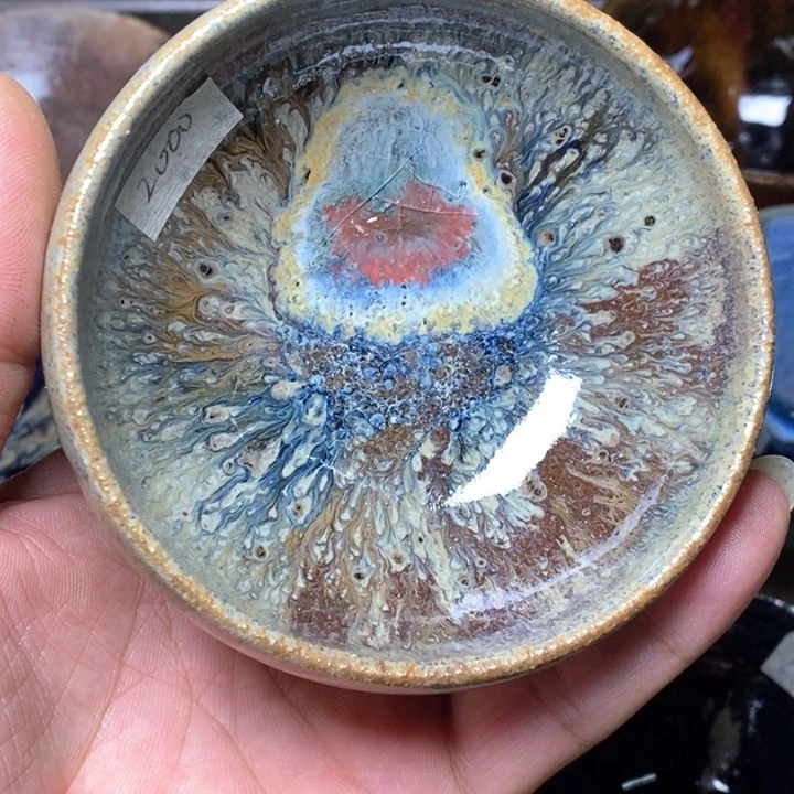 茶盏8.5粘足已磨了健健康康快快乐乐