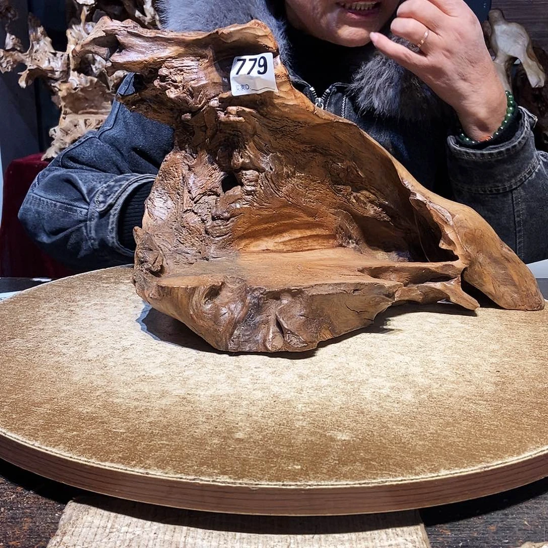 陈***意779。红杉根随行根艺