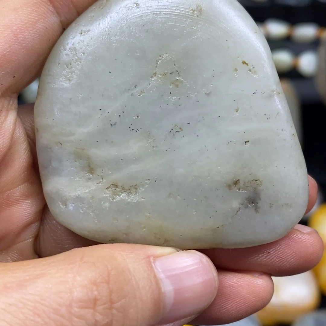 和田玉未镶嵌挂件36