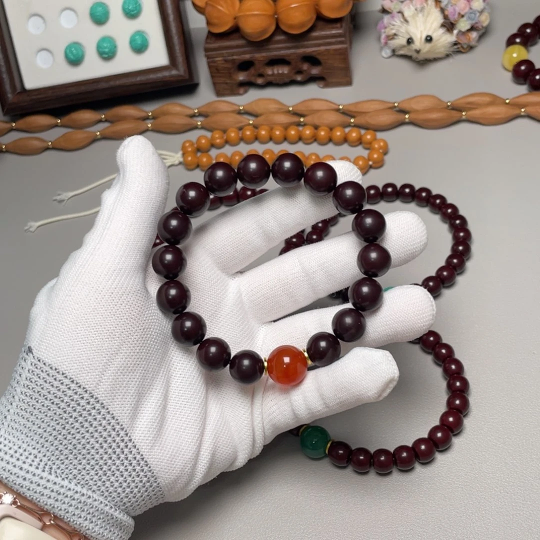 猴头核桃手串光珠看好拍不退换