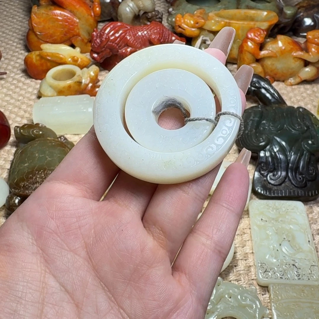 吊坠白玉菩提挂件