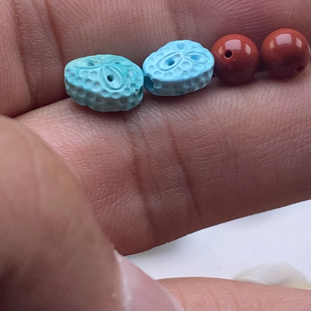 落***雨未镶嵌南红玛瑙珠宝半成品
