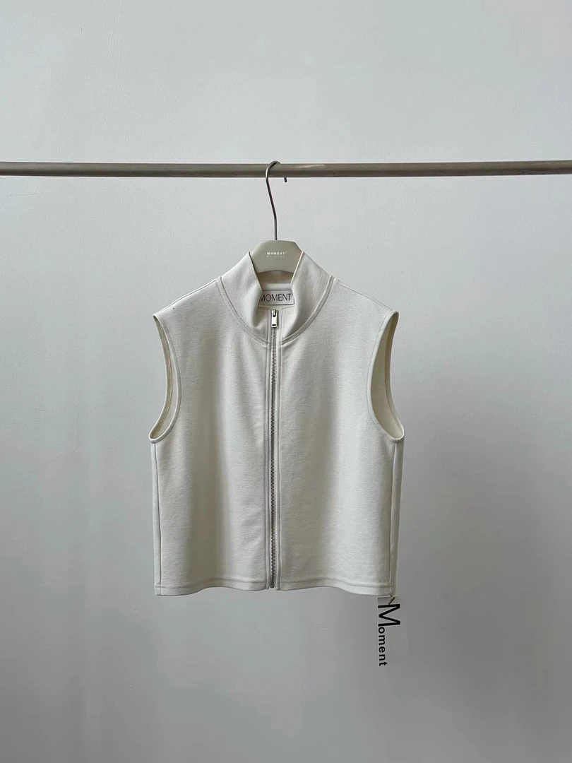 【福福No！No！ No】无袖立领短外套 6C010