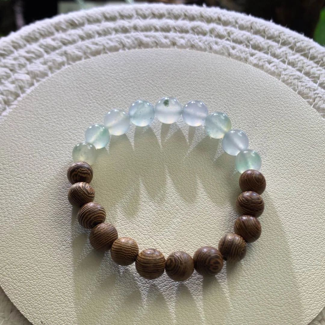 翡翠散珠天然缅a半串飘花