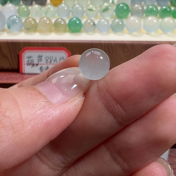 翡翠散珠天然缅甸翡翠A货卡7.8