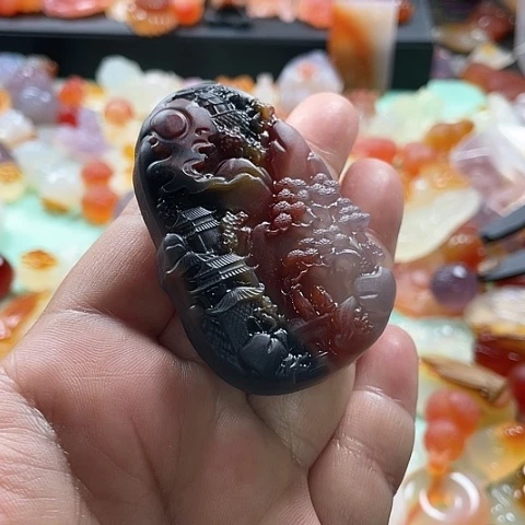 未镶嵌颈饰玛瑙/玉髓旷*玥