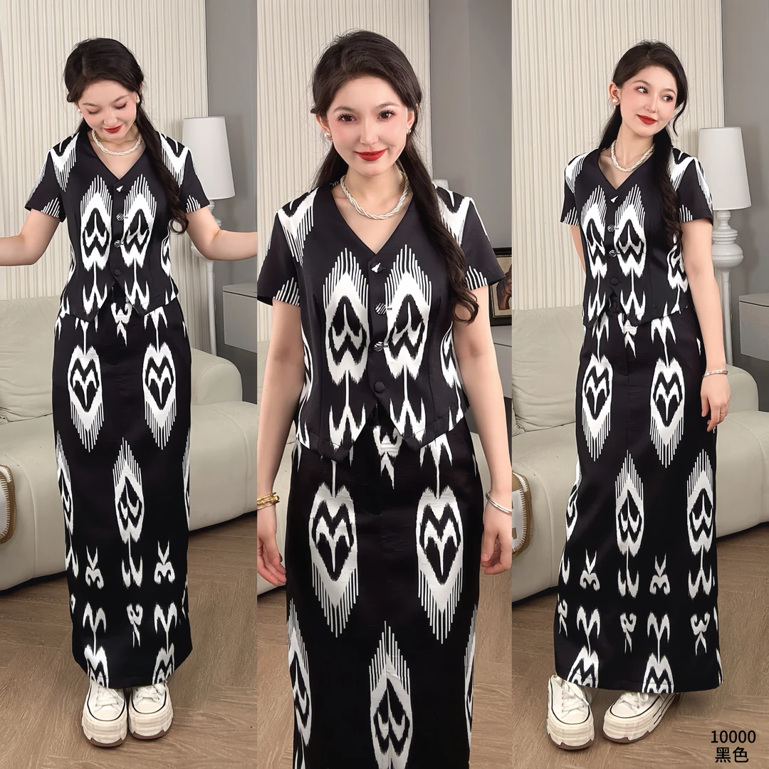 Saeda女装艾德莱斯定位烧花工艺套装YF10000