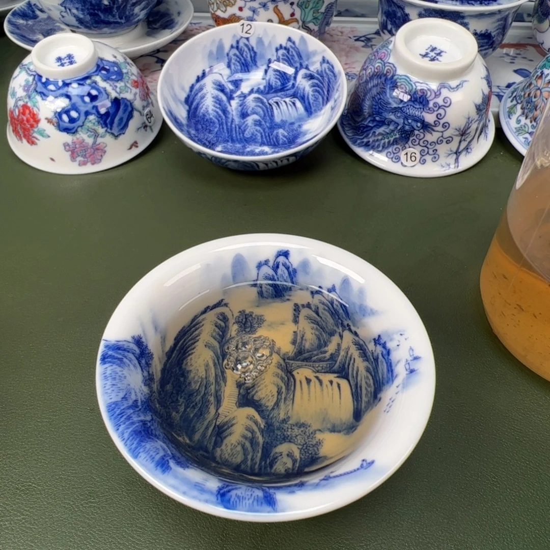 景德镇纯手工纯手绘茶具木木75