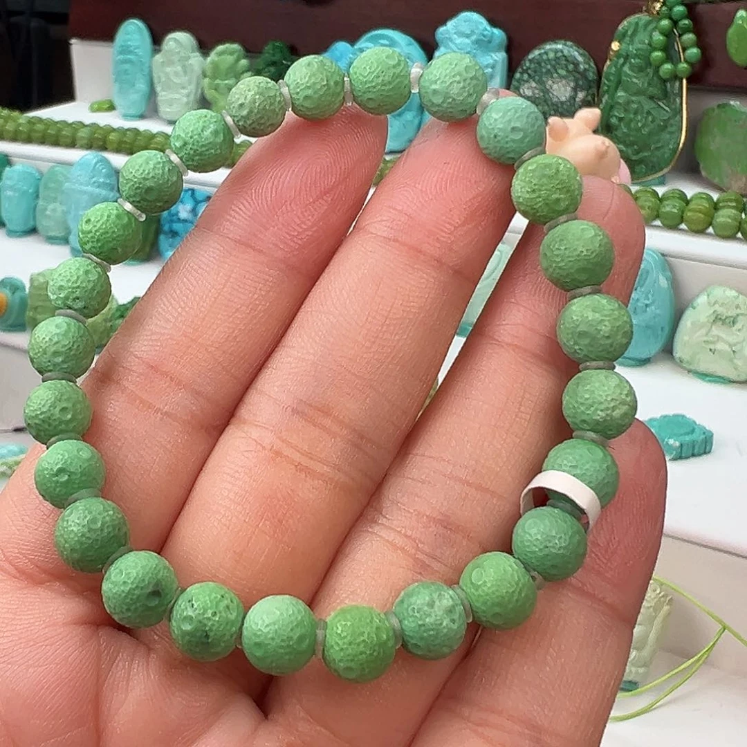 绿松石未镶嵌项链