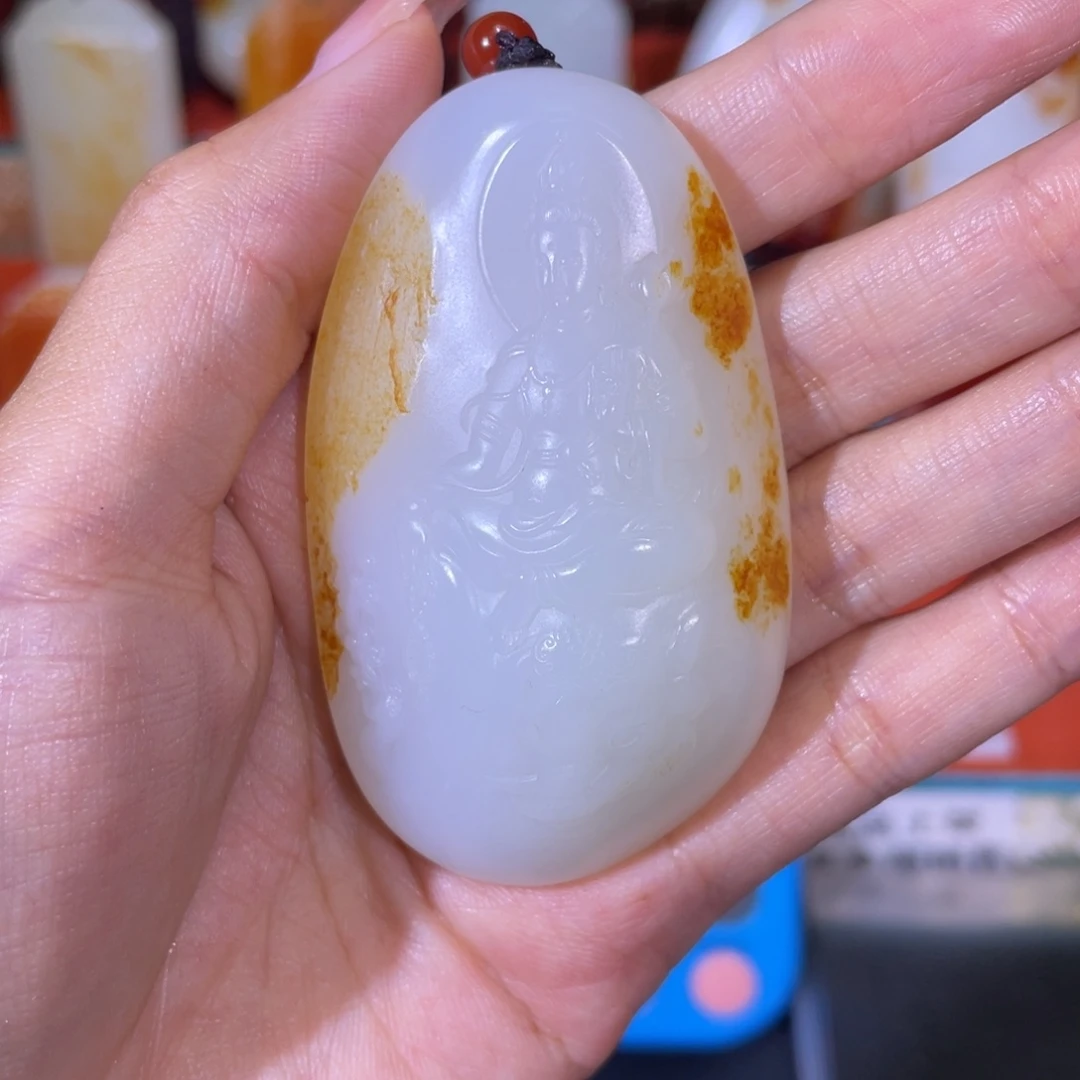 天***忠未镶嵌和田玉挂件