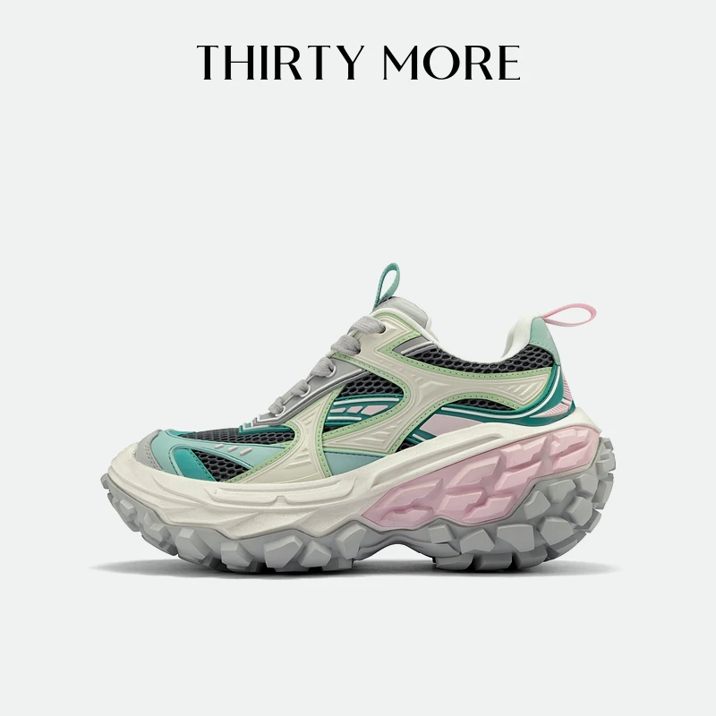 【星球漫步】Thirty More潮酷老爹鞋女2025春季新款设计感休闲鞋