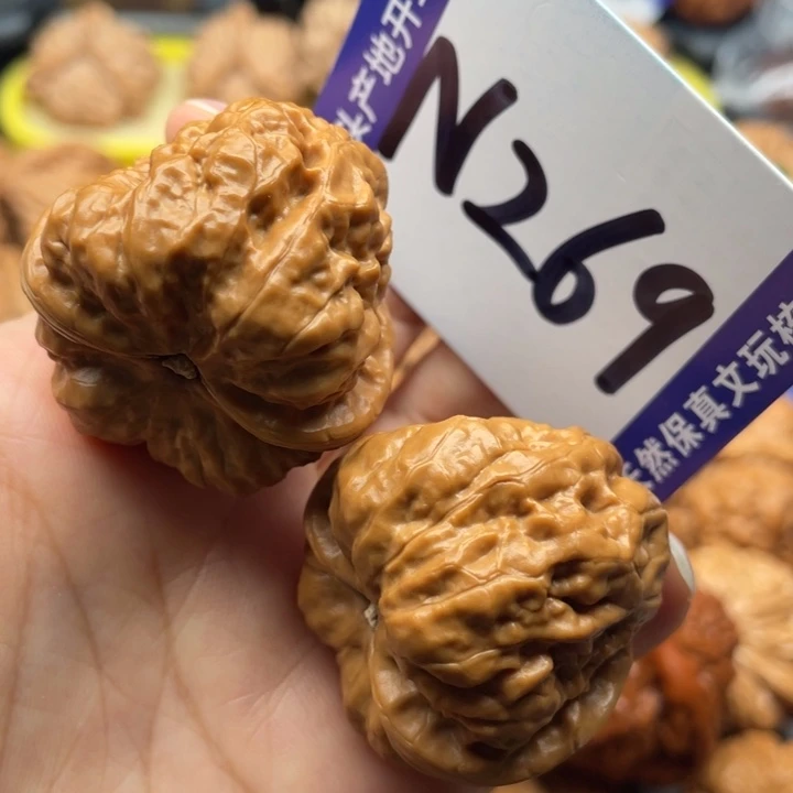 文玩核桃把件蛙蛙37尺