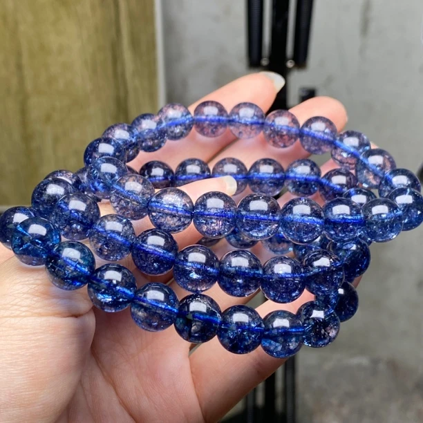 SJ-0116号高品蓝色10mm手链多样性发一件时尚
