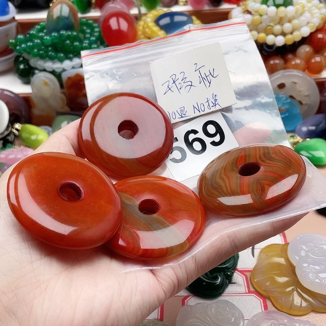 合金颈饰玛瑙/玉髓帝*花