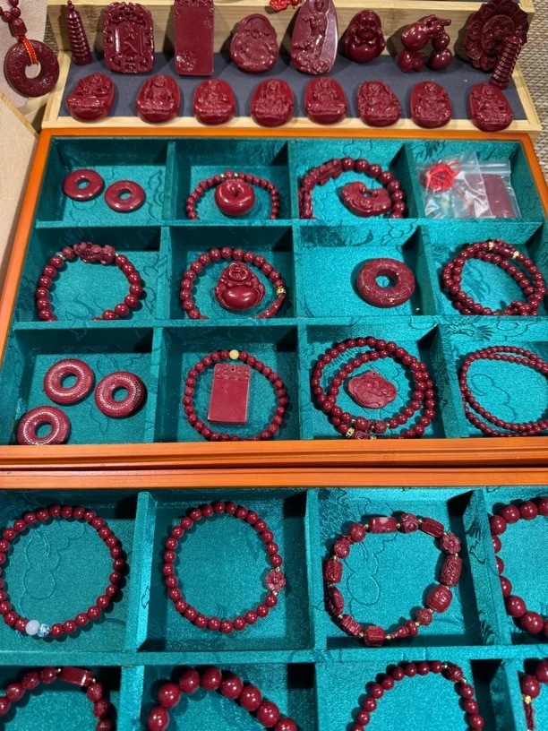 含辰砂工艺品主播定制款diy私人订制