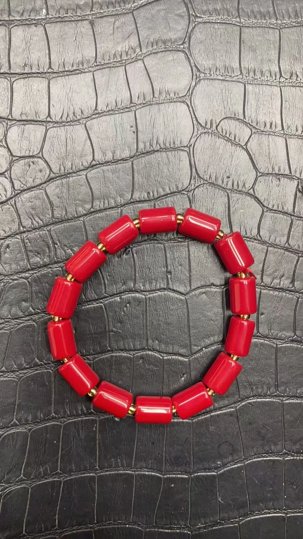 A605  红色手链 男女同款 时尚百搭