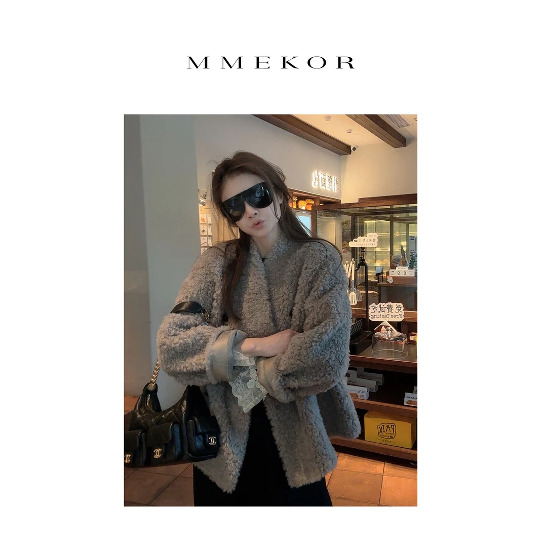 MMEKOR“秀场画报”外套 2025新款秋款摩登街头百搭上衣 31093