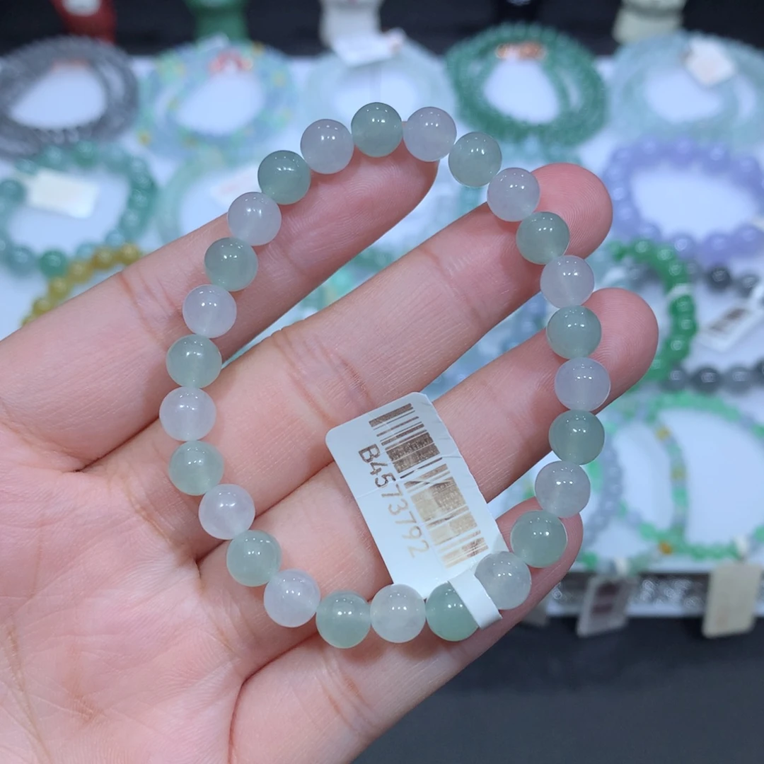 未镶嵌手串翡翠天然