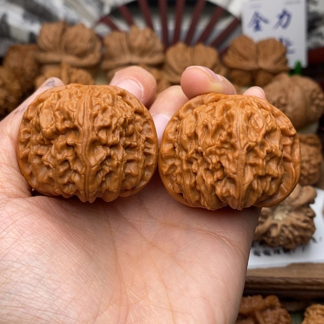 文玩核桃把件249号43白