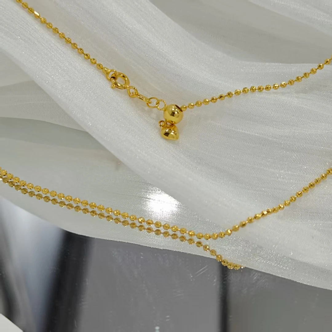 链子足银 【宝铺珠宝】足银 999 可调节珠珠链 BP00061