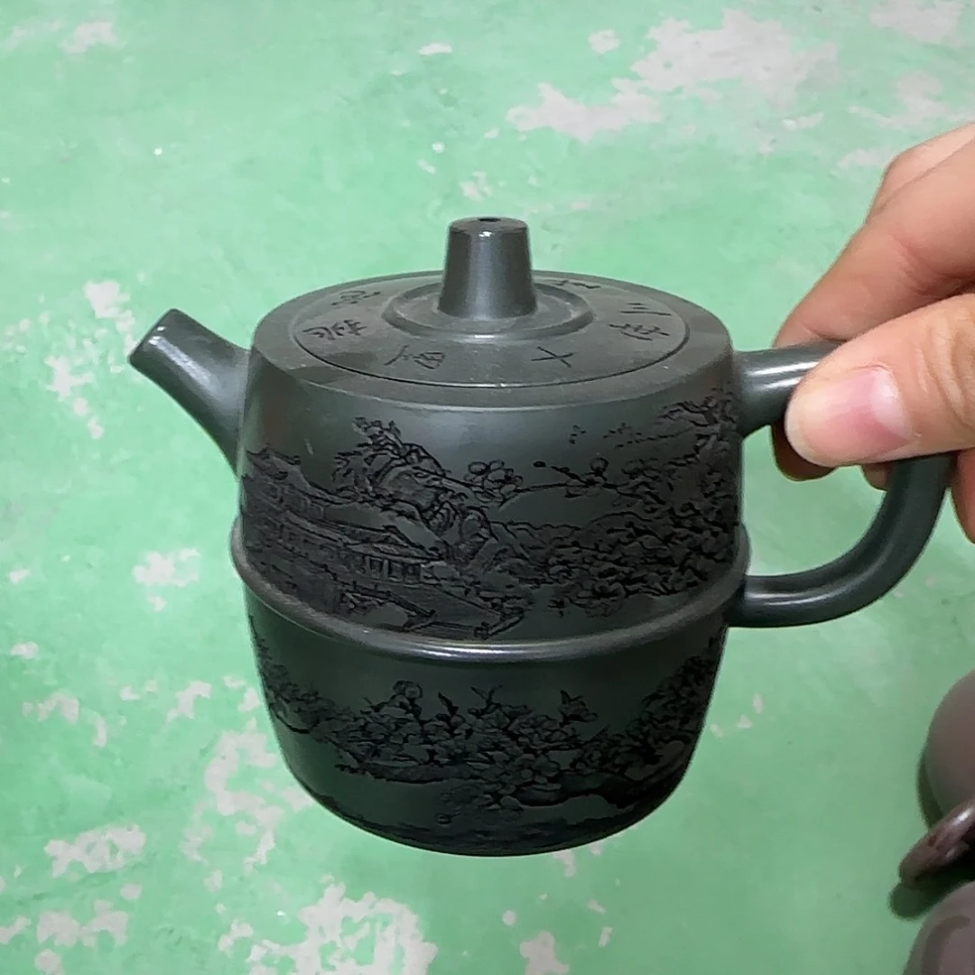茶壶紫砂民间手艺人全手工制作