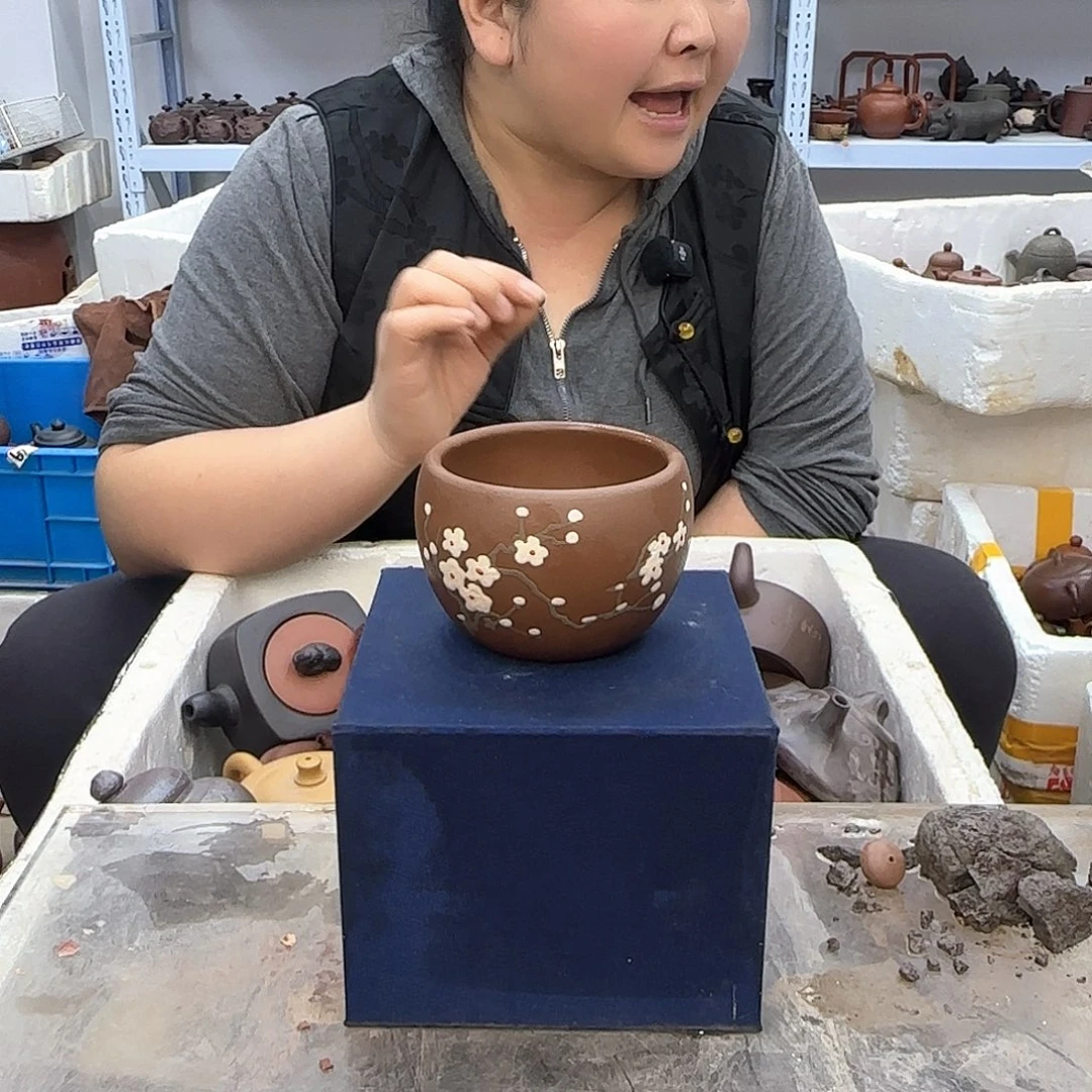 茶壶紫泥宜兴紫砂壶瑕疵处理