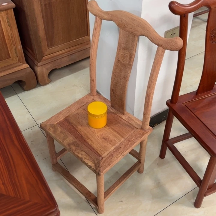 花梨木类储物柜鸦*小官帽椅一对