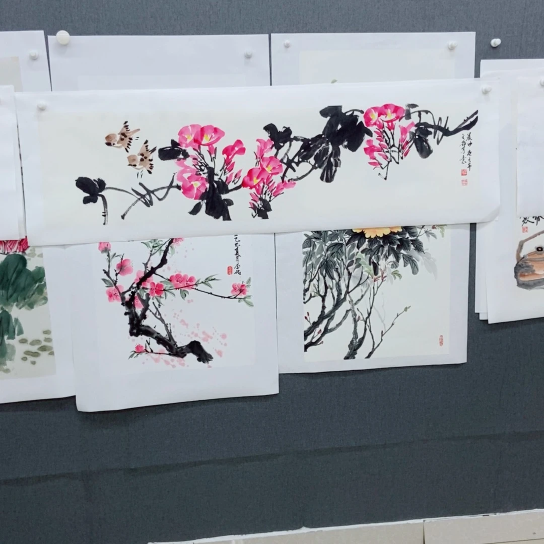 在***情国画手写手绘国画45