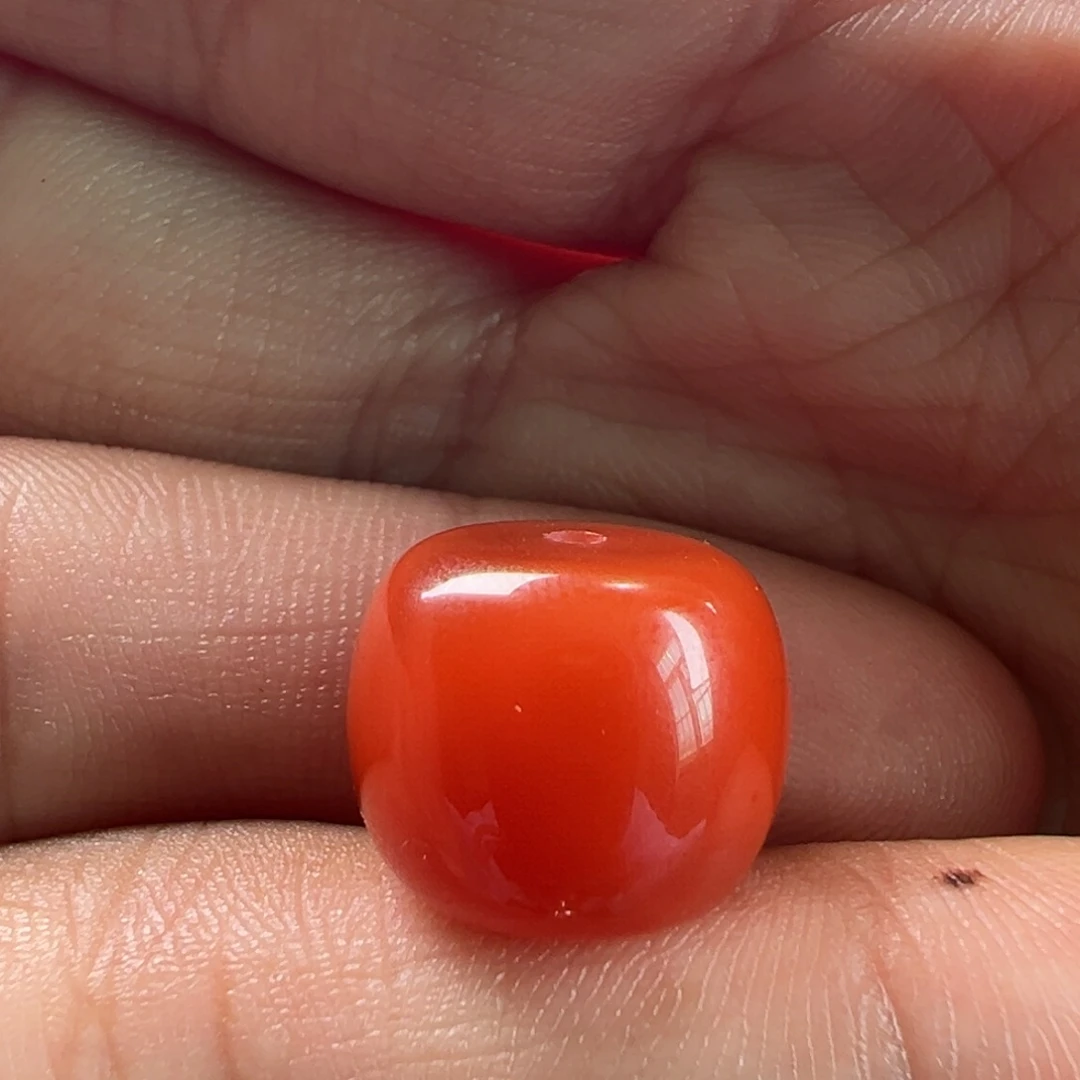 南红玛瑙墩子13.7*11.4未镶嵌