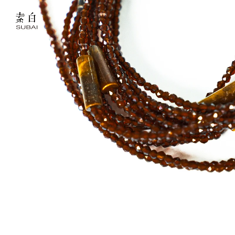 合金琉璃项链 小众高级长款叠戴项链802792