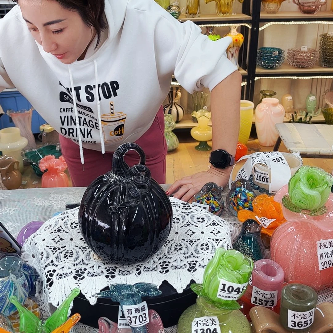 黑南瓜 家悦琉璃工艺品不完美