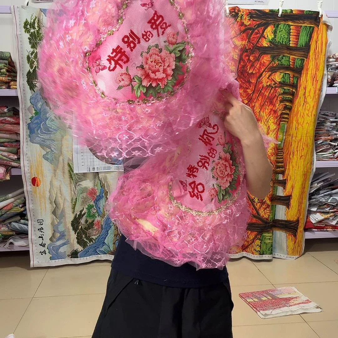 棉十字绣成品出售