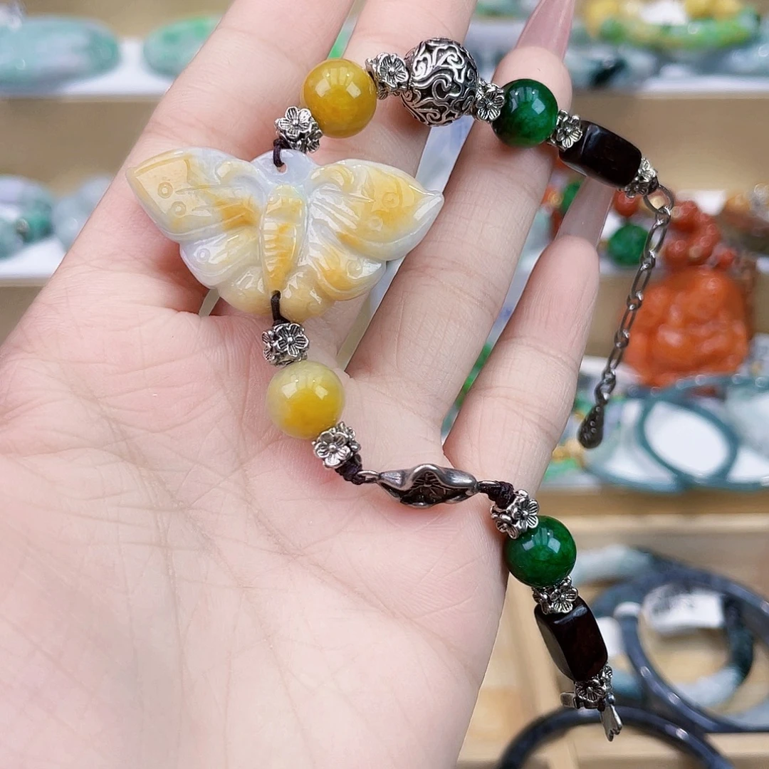 翡翠未镶嵌手链手链