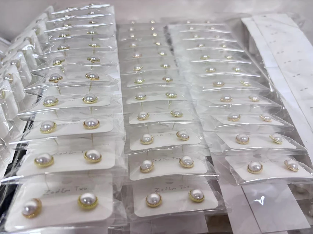 珍珠耳钉多样性发其一