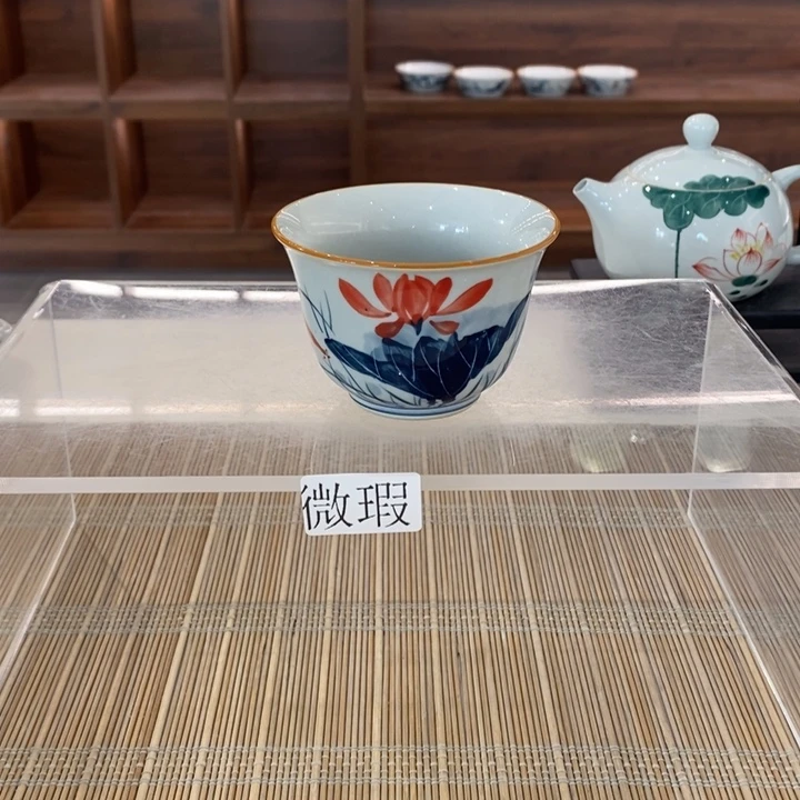 釉下老陶泥手工绘制