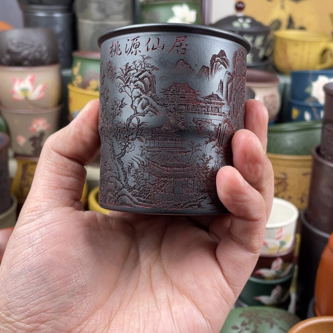 紫砂茶杯紫砂茶杯