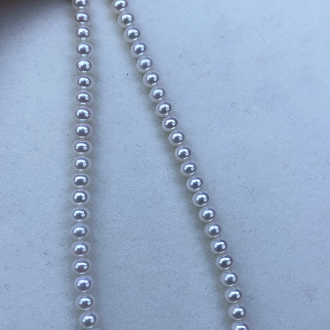 淡水珍珠颈饰银S925镶嵌➕5.6极光炫彩