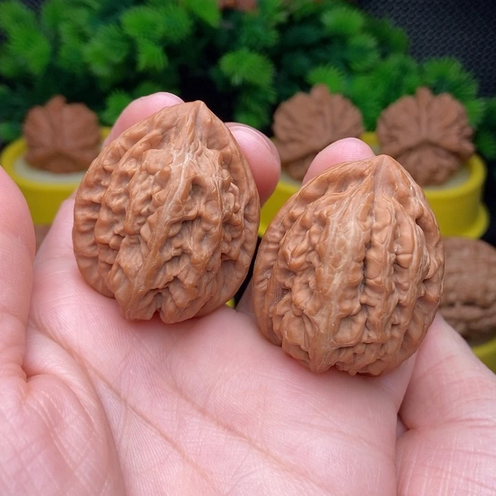 吊坠文玩核桃红锦鲤36全品