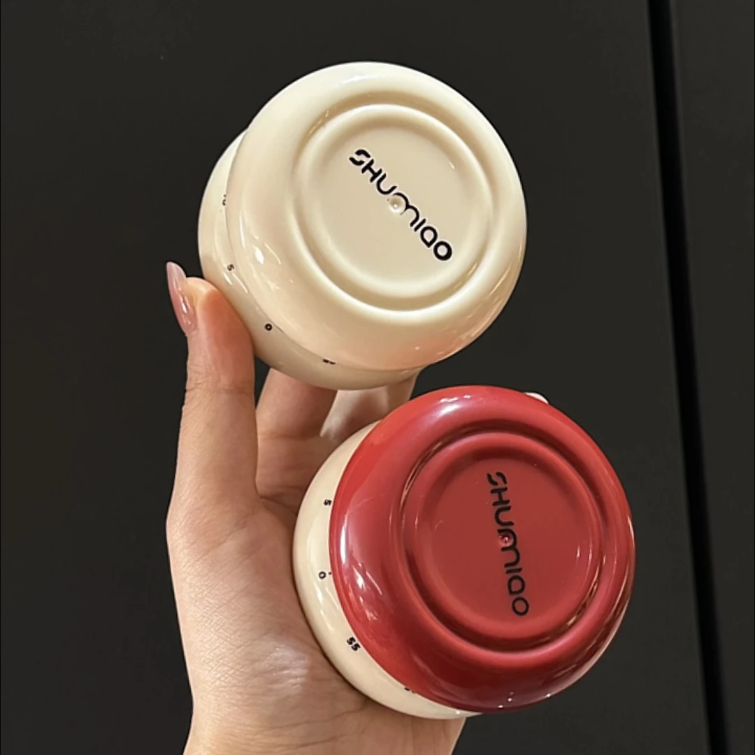 MOMO【原创】多巴胺磁吸计时器家用款厨房机械做饭定时提醒器定时